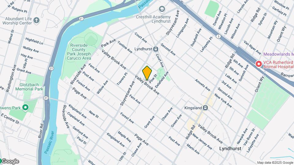 339-345 Valley Brook Ave Map and Location Details