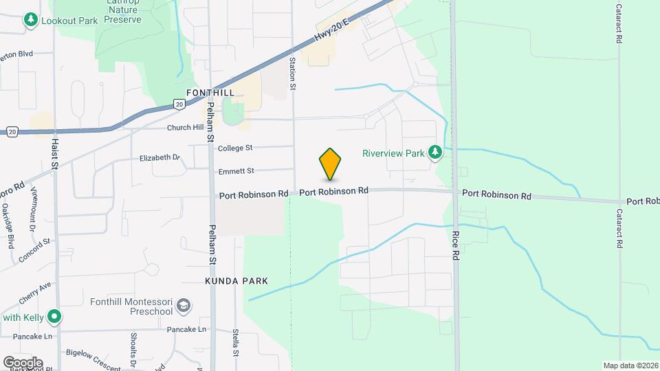 95 Port Robinson Rd Map and Location Details