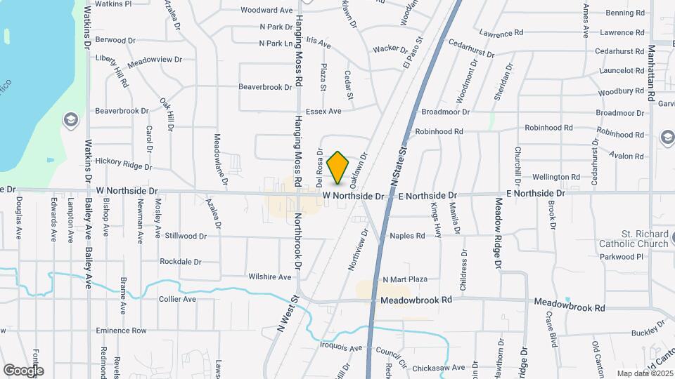 128 W Northside Dr Map and Location Details