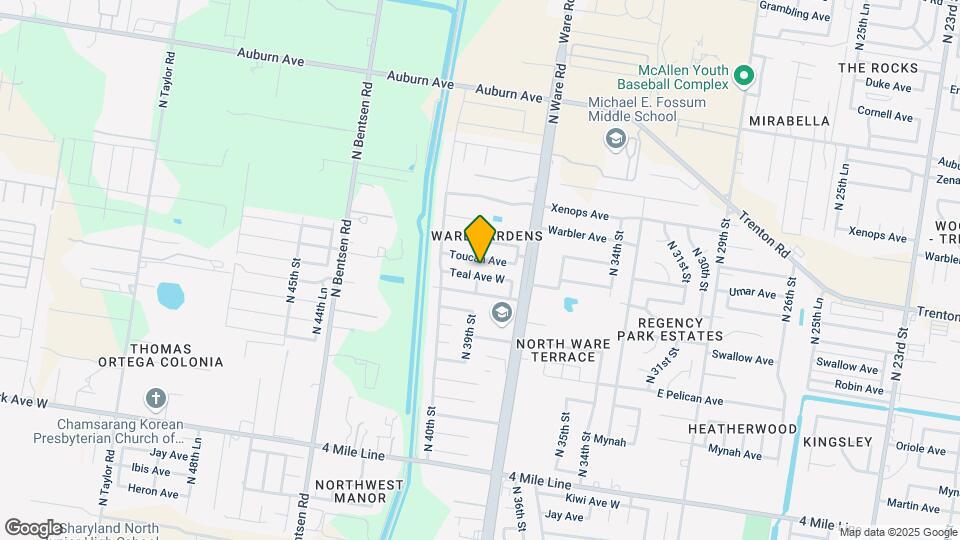 3816 Teal Ave Mapa y Detalles de la Ubicación