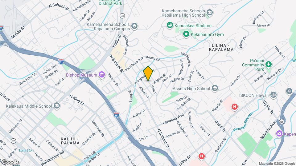 1313 Hala Dr Map and Location Details