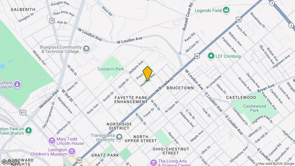 630 Headley Ave Map and Location Details