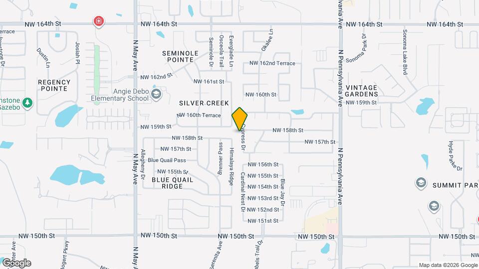 15833 Big Cypress Dr Map and Location Details