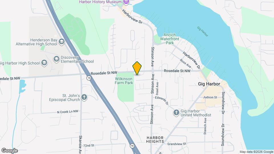 3918 Rosedale St NW Mapa y Detalles de la Ubicación