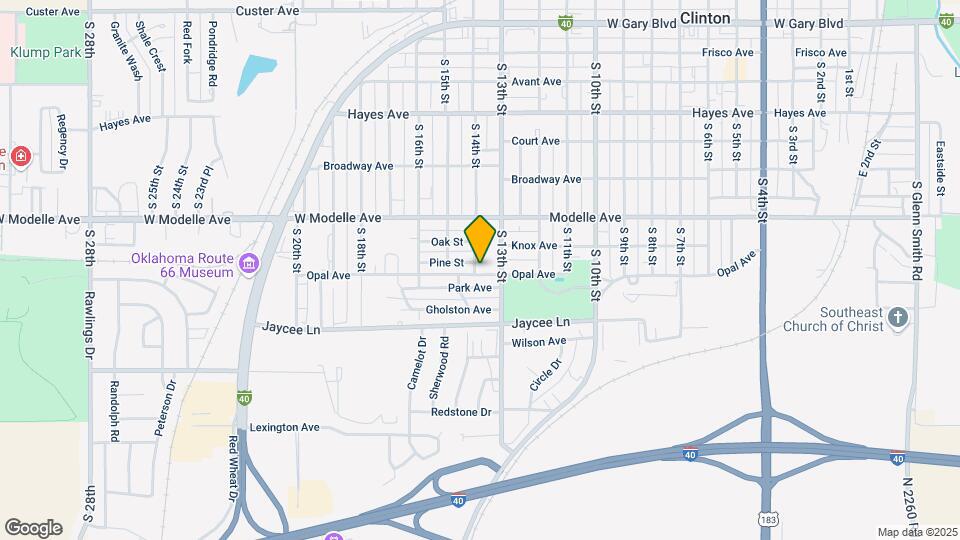 631 S 14th St Map and Location Details