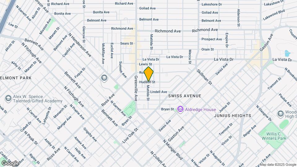 5702 Hudson St Map and Location Details