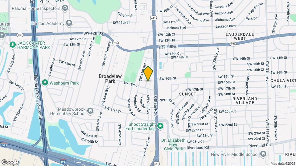 1700-1710 SW 40th Ter Map and Location Details