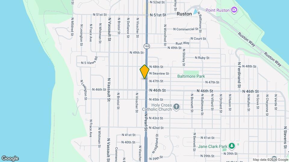 4624 N Pearl St Map and Location Details