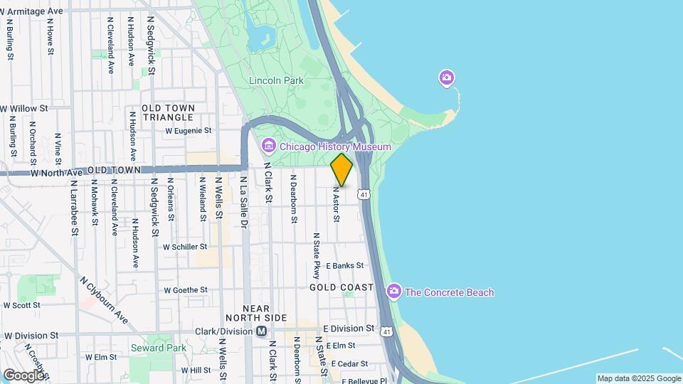 1515 N Astor St Map and Location Details