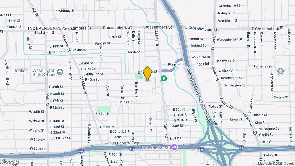 1011 E 39th St Map and Location Details