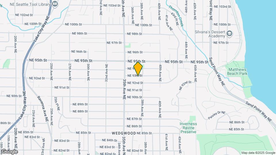 3543 NE 93rd St Map and Location Details