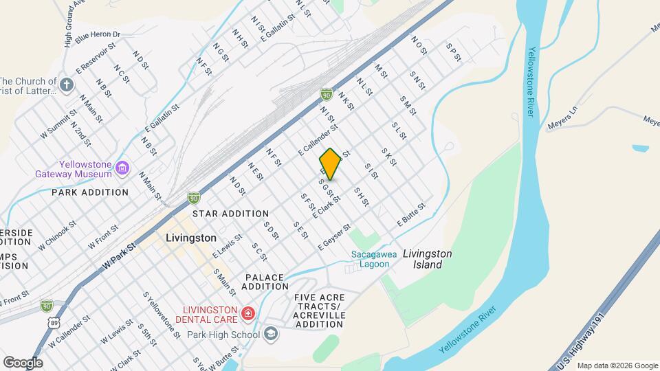 217 S G St Map and Location Details