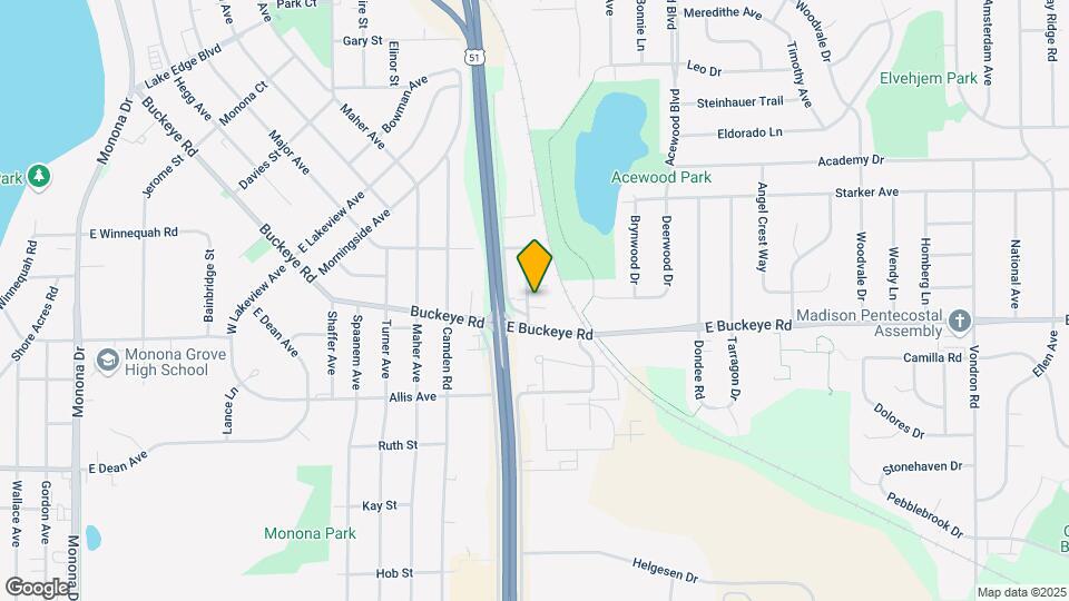 1717-1721 Blossom Ln Map and Location Details
