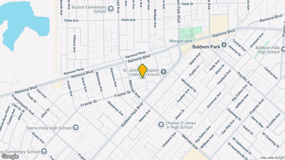 3815 Bresee Ave Mapa y Detalles de la Ubicación