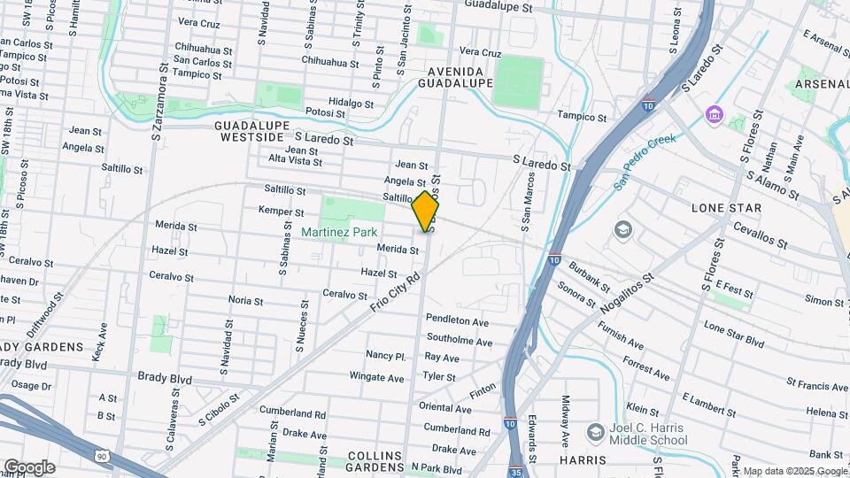 1811 S Brazos St Map and Location Details