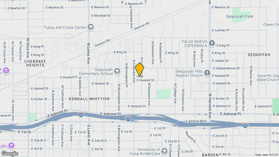 2715-2717 E Haskell St Map and Location Details