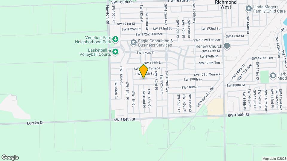 15356 SW 178th Ter, Unit Majestic Map and Location Details