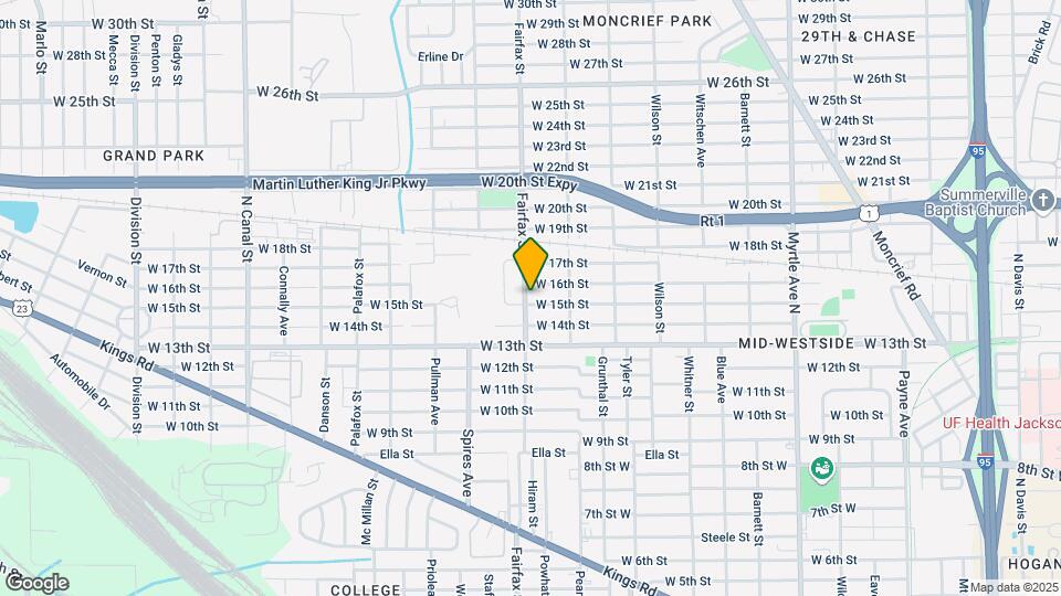 2507 Fairfax St Map and Location Details
