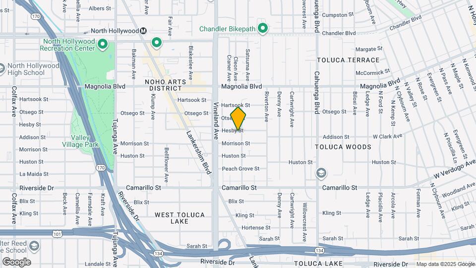 10908 Hesby St Map and Location Details