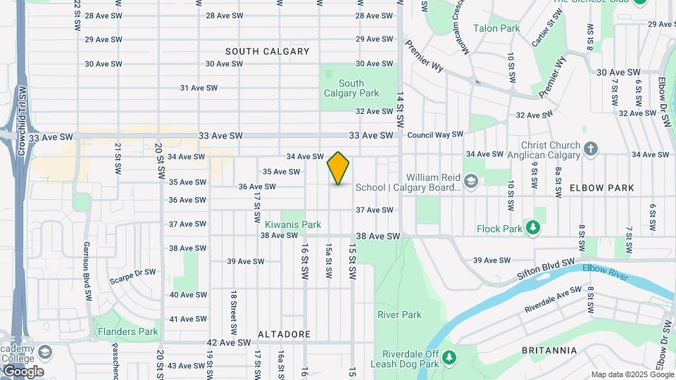 1611 36th Ave SW Map and Location Details