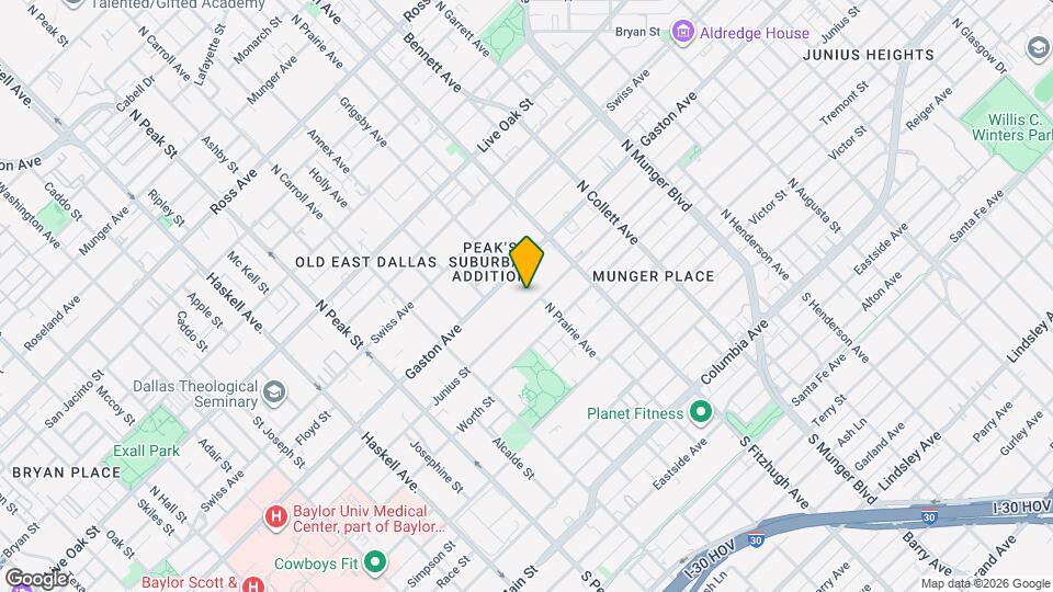 4719 Junius St, Unit 3 Mapa y Detalles de la Ubicación