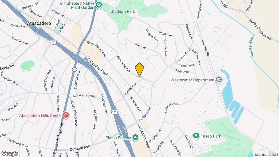 7560 Sombrilla Ave Map and Location Details