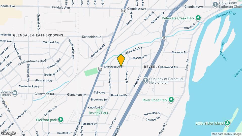 3401 Mapleway Dr Map and Location Details