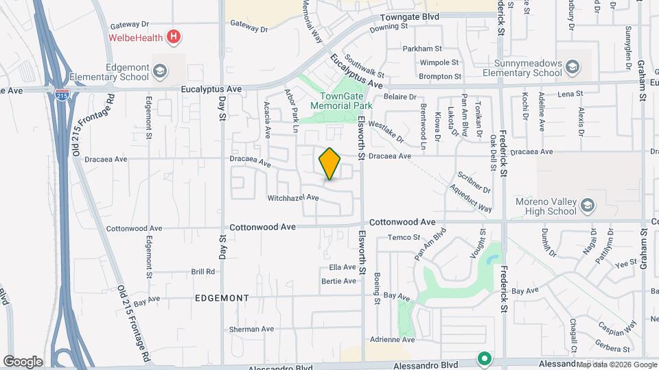 22412 Hawthorn Ave Mapa y Detalles de la Ubicación