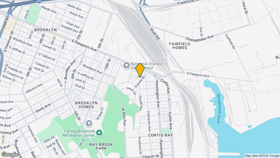 1340 Pontiac Ave, Unit A- first fl. - basement Mapa y Detalles de la Ubicación