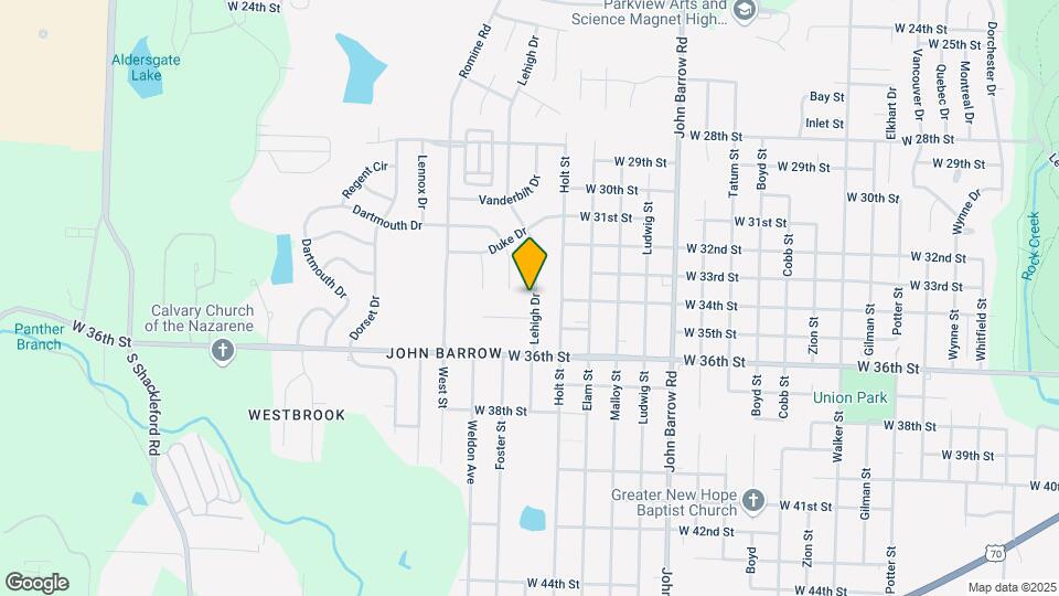 3402 Lehigh Dr Map and Location Details