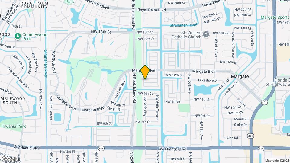 7005 NW 11th St Map and Location Details