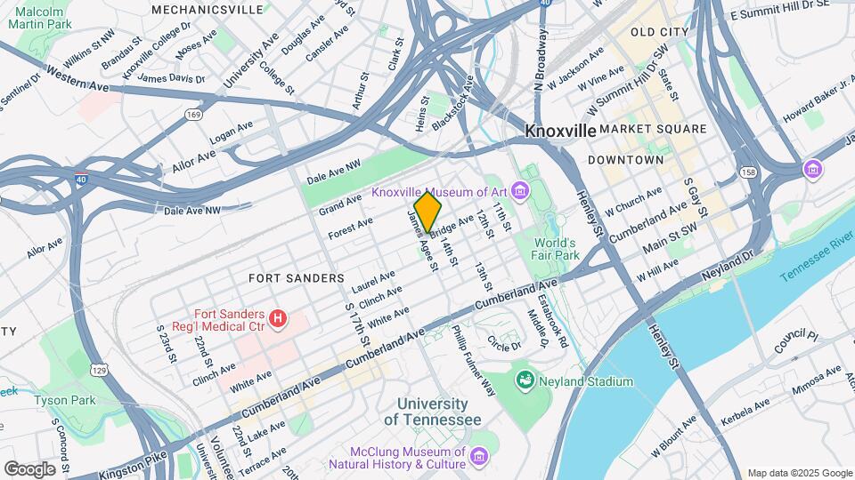 316 James Agee St Map and Location Details