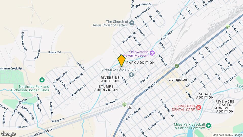 502 W Gallatin St Mapa y Detalles de la Ubicación