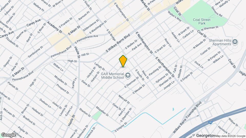 260 S Hancock St Map and Location Details