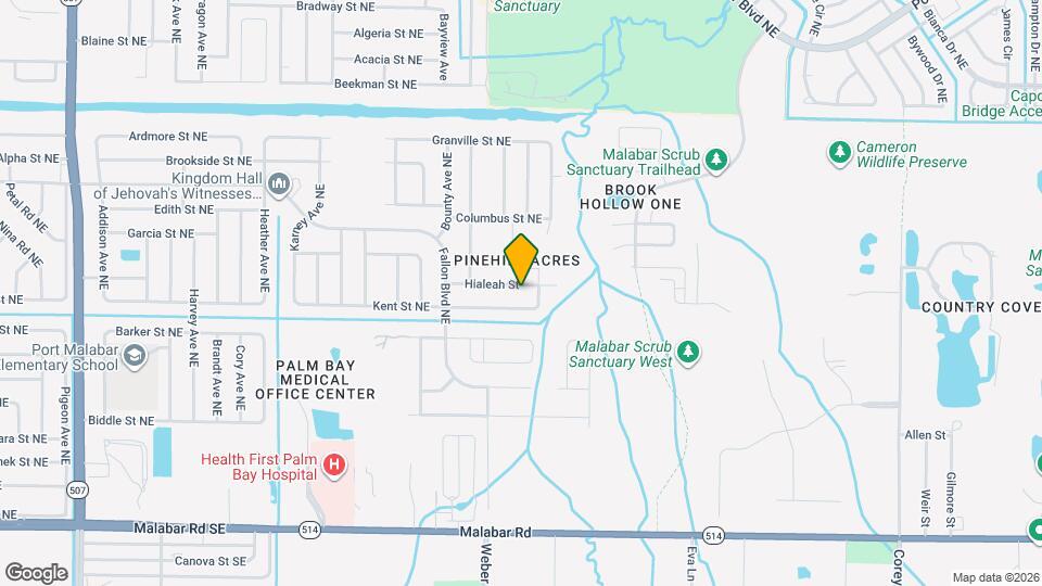 2278 Hialeah St Map and Location Details
