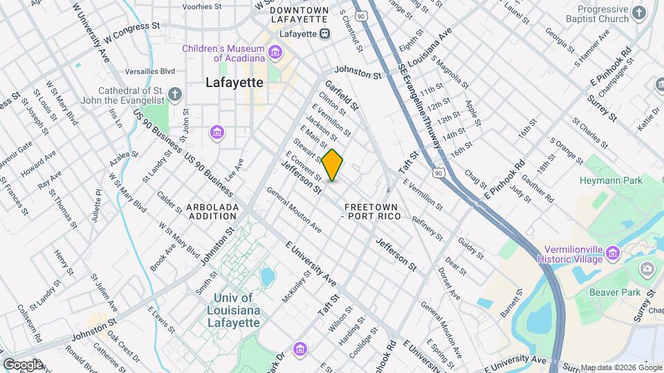 405 E Convent St Map and Location Details