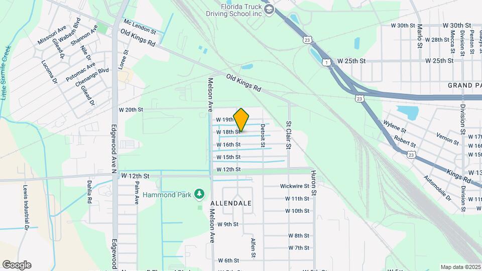 3086 W 18th St Map and Location Details