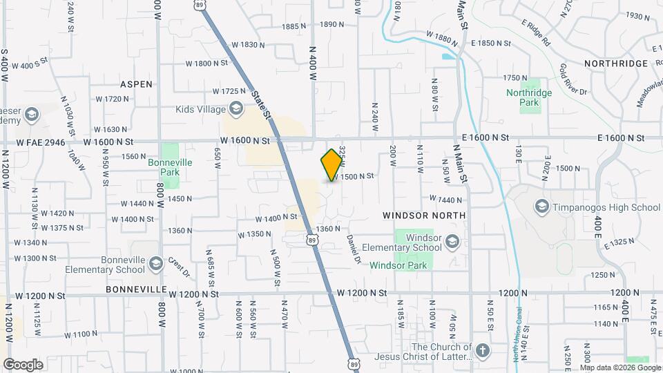 1474 N 375 W Map and Location Details