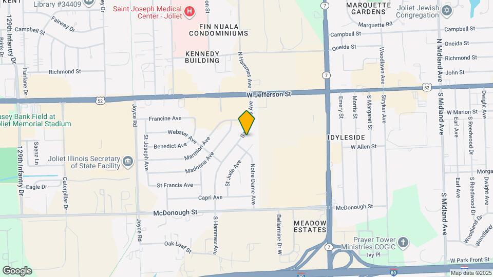 116 S Hammes Ave Map and Location Details