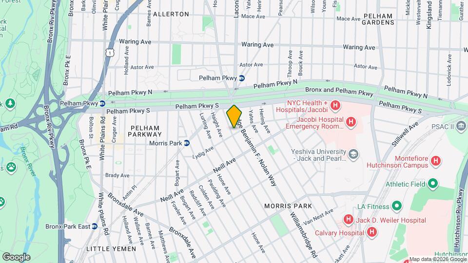 2102 Tomlinson Ave Map and Location Details