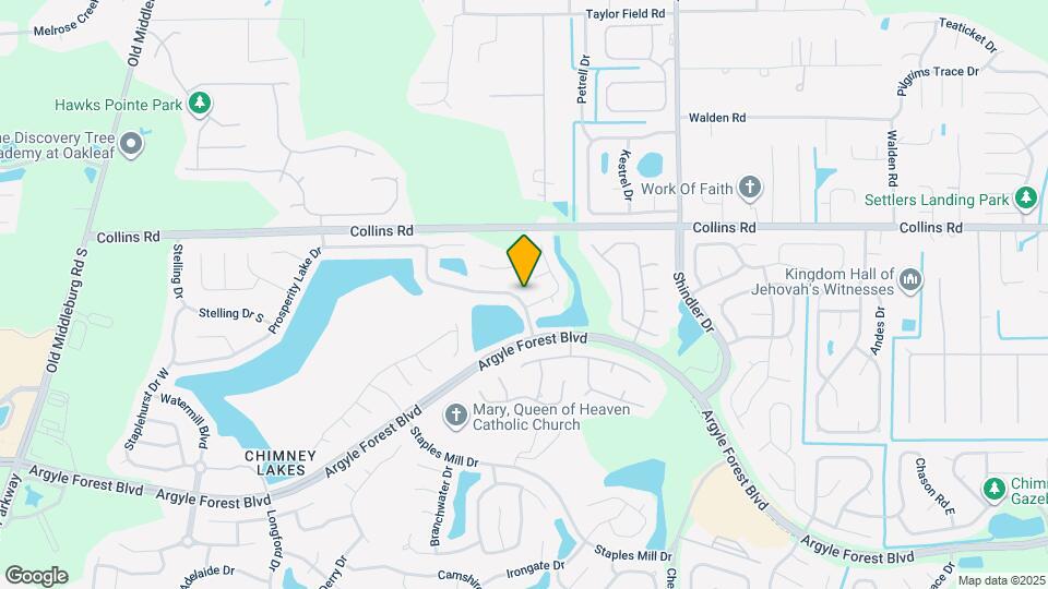 8959 Bridgecreek Dr W Map and Location Details