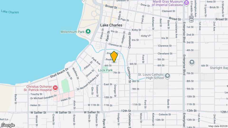 419 6th St Map and Location Details