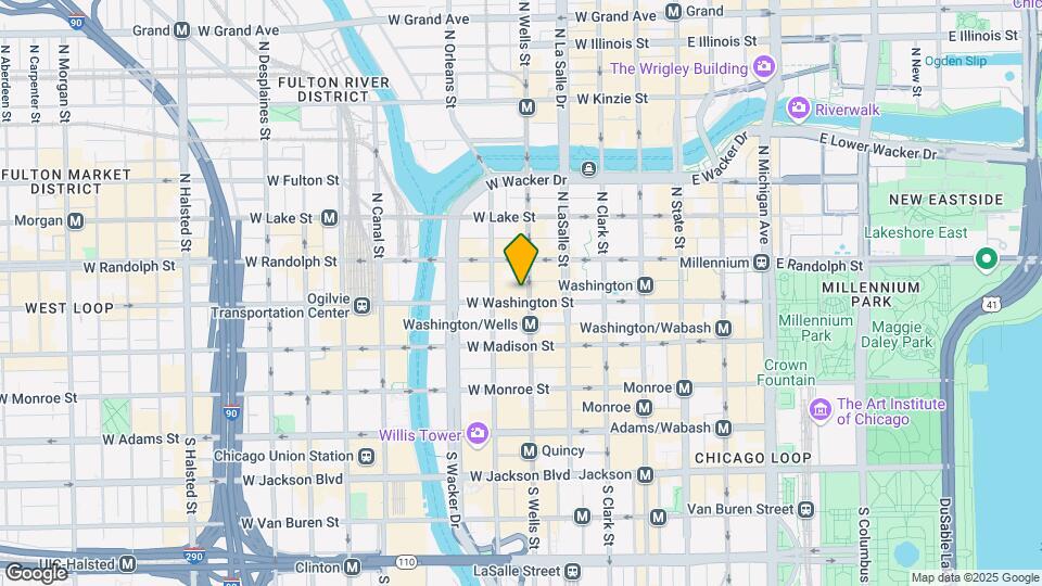 208 W Washington St Map and Location Details