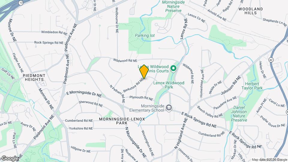 937 Berkshire Rd NE Map and Location Details