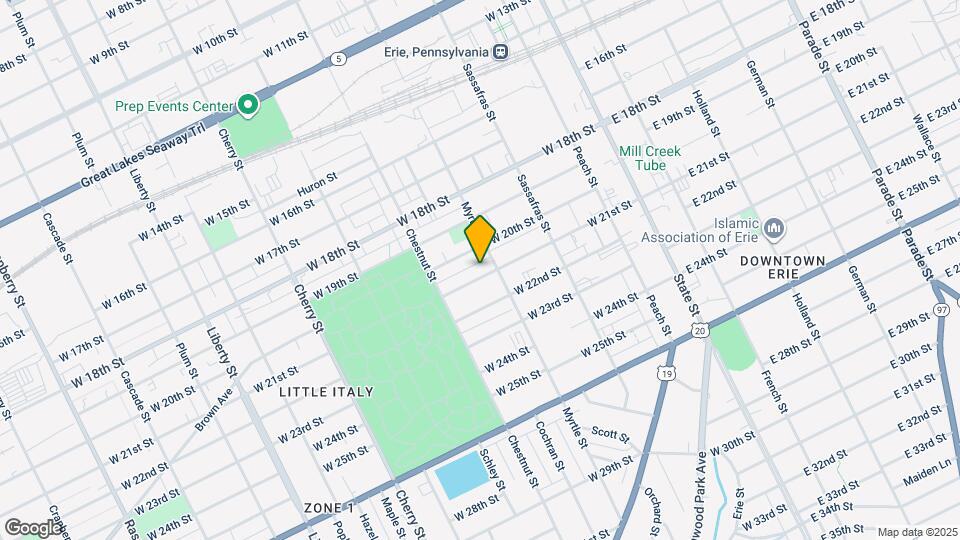 314 W 21st St Map and Location Details