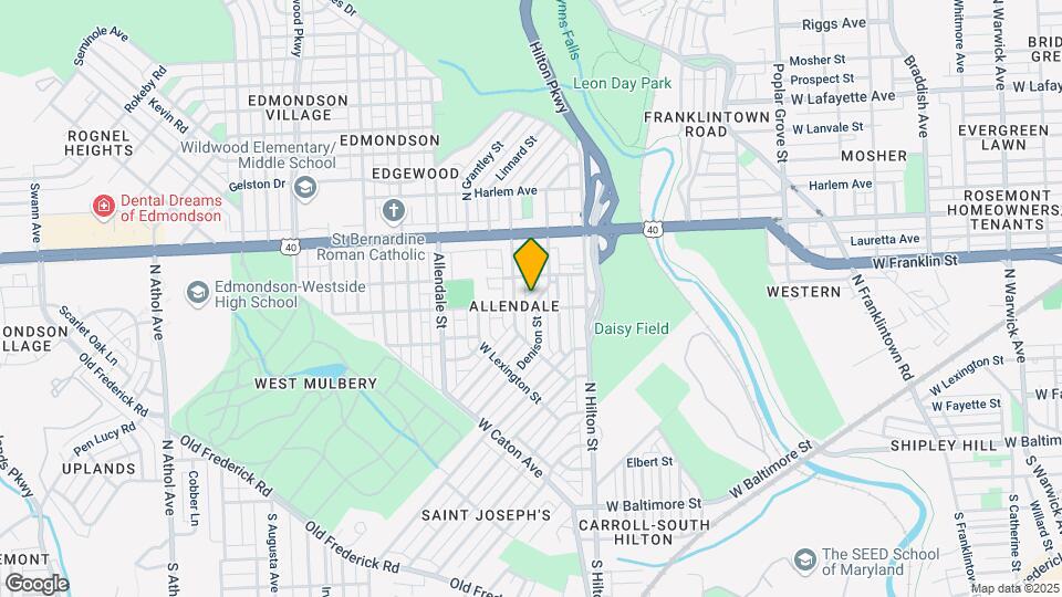 3404 W Mulberry St Map and Location Details