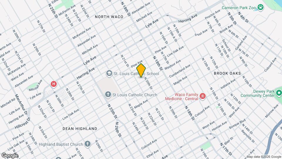 2015 Windsor Ave Map and Location Details