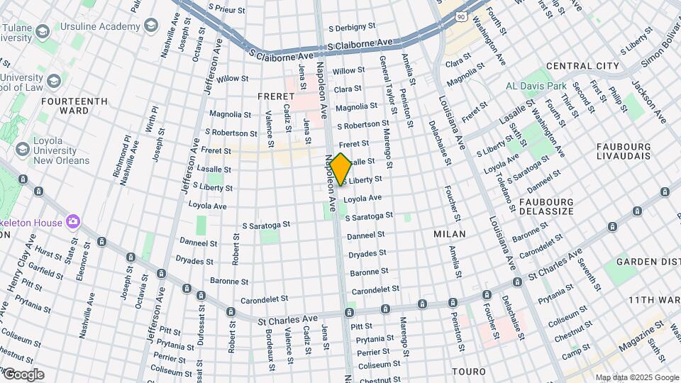 2217 Napoleon Ave Mapa y Detalles de la Ubicación