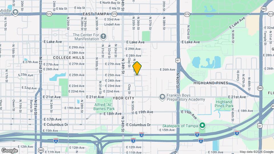 3501 Bishop Eddie Newkirk Wy Map and Location Details