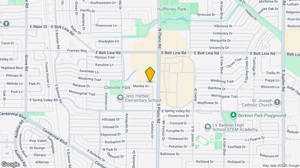 1329 Mackie Dr Mapa y Detalles de la Ubicación